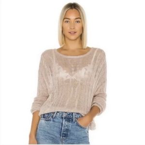 Free People Frappuccino Soft Pullover Sweater